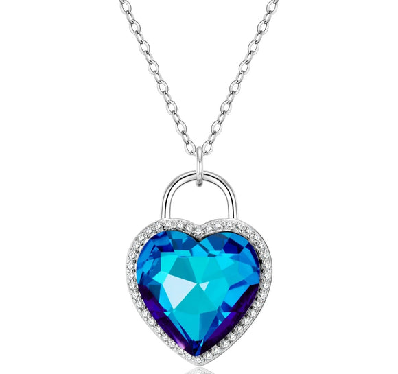 Heart Of The Ocean Necklace | Sterling Silver