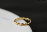 Vine Ring | Stainless Steel Gold Plated