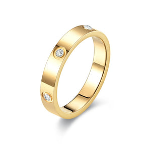 Endless Love Ring | With Stones | Stainless Steel