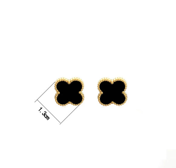 Clover Stud Earrings | Stainless Steel