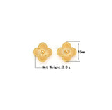 Clover Stud Earrings | Stainless Steel