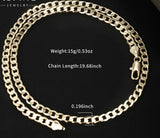 Classic Gold Link Chain | 14K Gold Plated