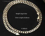 Classic Gold Link Chain | 14K Gold Plated