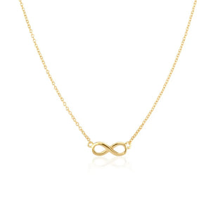 Infinity Necklace | Sterling Silver Gold Plated