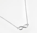 Infinity Necklace | Sterling Silver Gold Plated