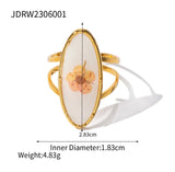 Pink and White Artistic Flower Ring Part 3 | Stainless Steel