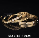 Mens Endless Love Bracelet Set | Stainless Steel