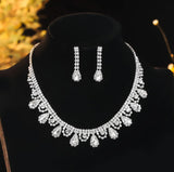 Elegant Droplet Necklace Set