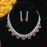 Elegant Droplet Necklace Set