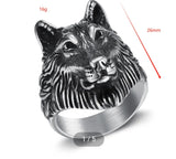 Wolf Ring | Stainless Steel