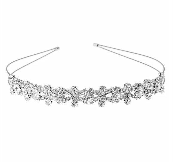 Double Row Rhinestone Headband