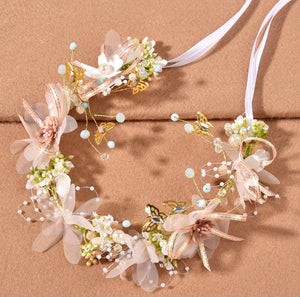 New Flower Butterfly Hair Garland