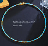 Classic Style Turquoise Necklace