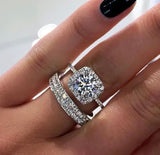 Travel Engagement Ring Set