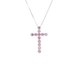 Pink Shine Brighter Cross Necklace