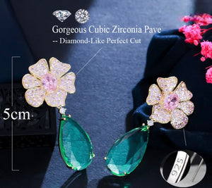 Petal Poise Drop Earrings
