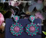 Blossom Brilliance Drop Earrings