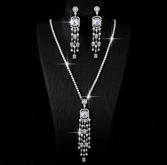 Celestial Cascade Necklace Set