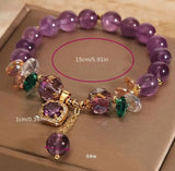 Amethyst Garden Charm Bracelet