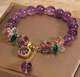 Amethyst Garden Charm Bracelet