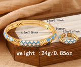 Golden Mirage Bangle and Ring Set