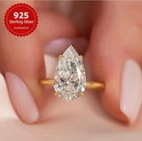 Radiance Pear-Cut 4CT Ring