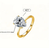 Radiance Pear-Cut 4CT Ring