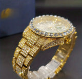 Regal Gold Iced Out Luxury Watch