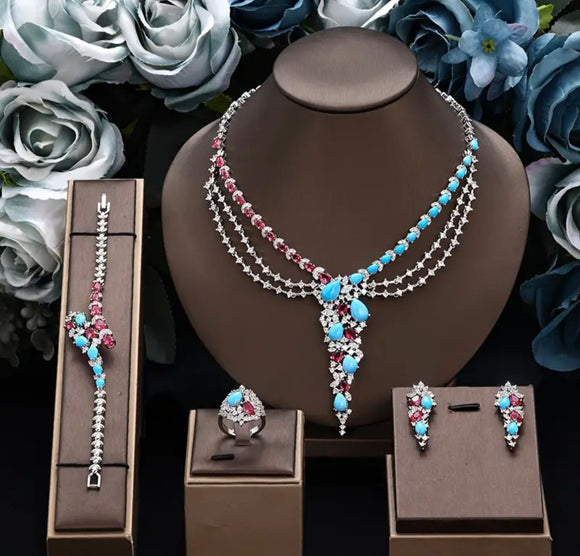 Radiance Royale Gemstone Jewelry Set