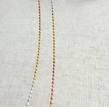 Trio Glow Beaded Chain Necklace