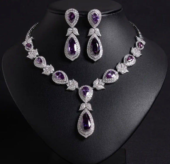 Regal Radiance Necklace and Earring Set