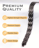 Mens Copper Magnetic Bracelet Premium Pain Relief and Energy Balance