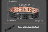 Mens Copper Magnetic Bracelet Premium Pain Relief and Energy Balance