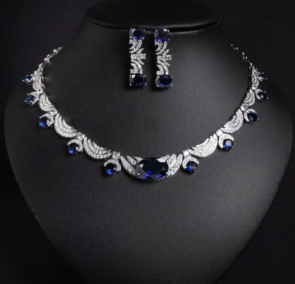 Regal Elegance Necklace and Earrings Set