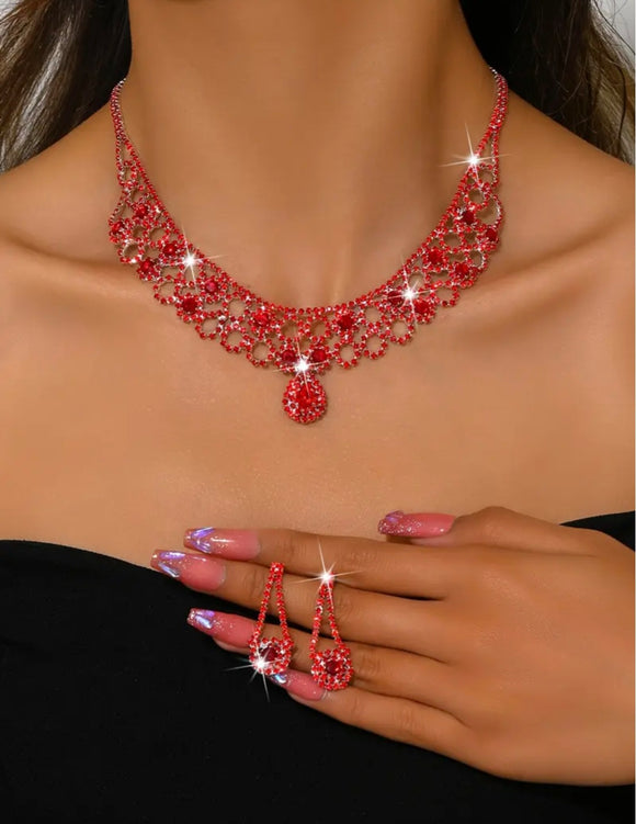 Enchanted Grace Necklace and Earrings Set