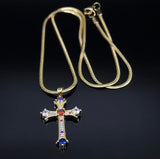 Eternal Light Cross Necklace