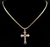 Eternal Light Cross Necklace