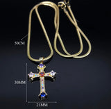 Eternal Light Cross Necklace