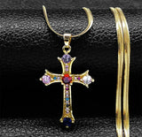 Eternal Light Cross Necklace