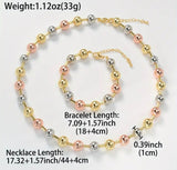 Trinity Glow Necklace and Bracelet Set