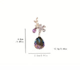 Amethyst Bloom Drop Earrings