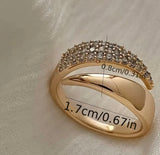 Sleek Curve Open Ring