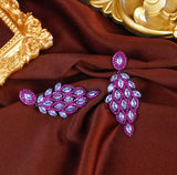 Fuschia Cascade Earrings