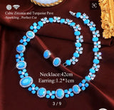 Turquoise Radiance Necklace and Earring Set