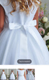 Gorgeous Floral Lace and Tulle First Communion Dress