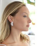 Marquise Crystal Cluster Earrings -vSilver