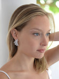 Marquise Crystal Cluster Earrings -vSilver