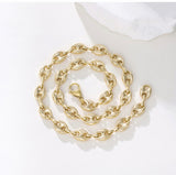 Bold Oval Link Chain Necklace