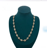 Bold Oval Link Chain Necklace