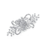 Dramatic Vintage Crystal Bridal Brooch - Convertible